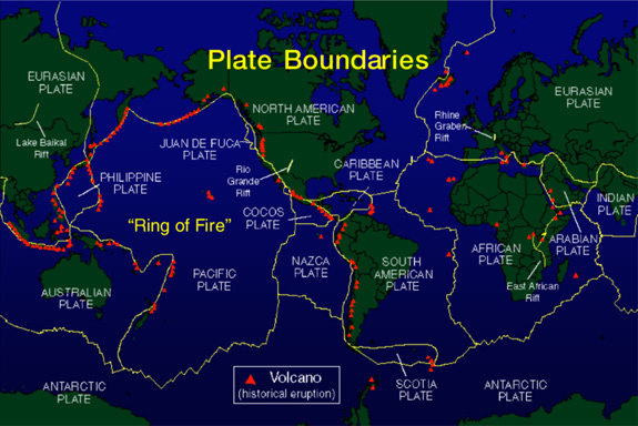 Plate Boundary Map